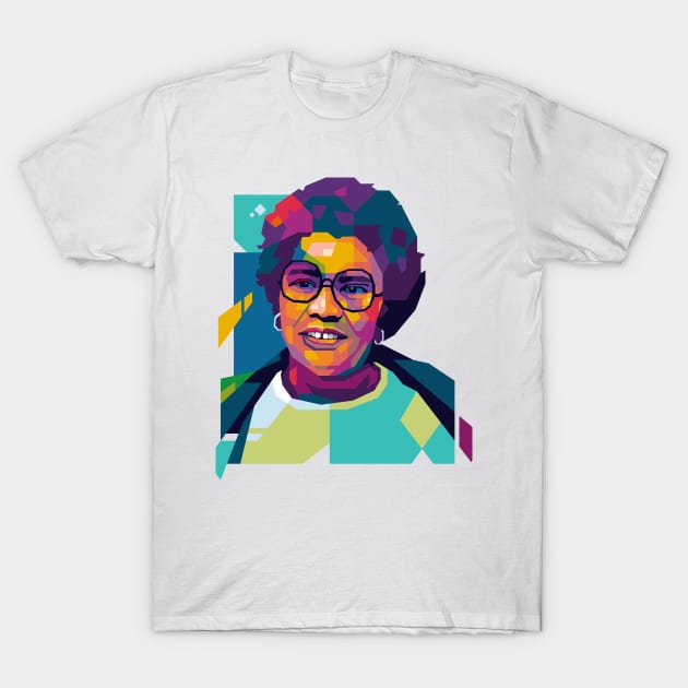 Carrie Meek Popart T-Shirt by ifatin